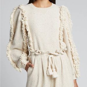 Ulla Johnson Sage Pullover Fringe Sweater